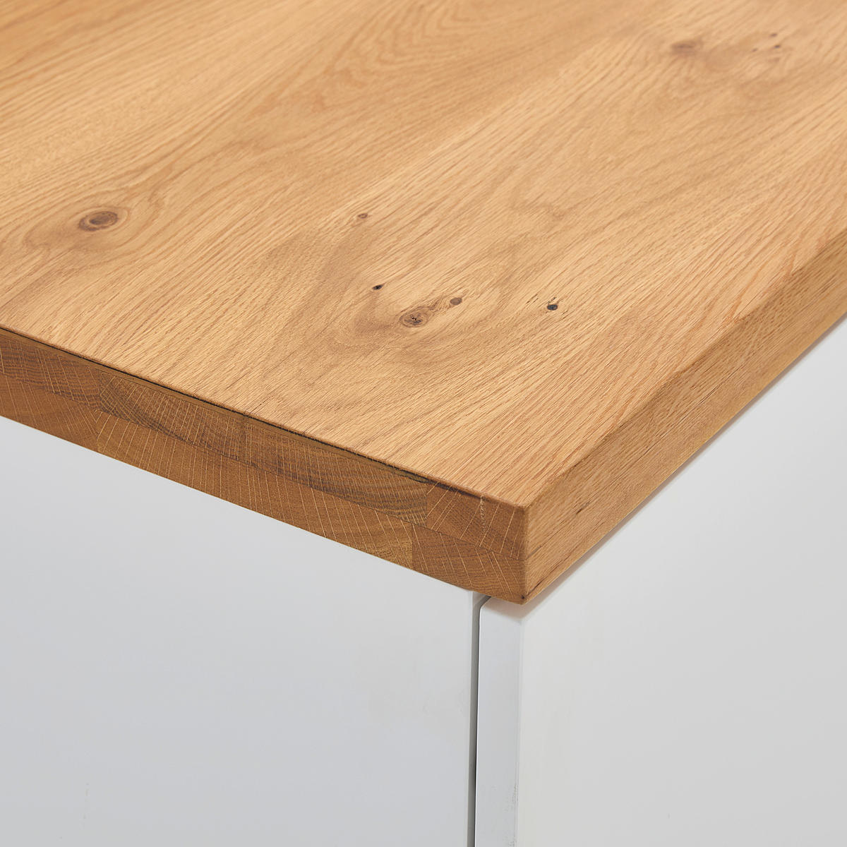 NISKA KOMODA   160/53,5/41,5 cm   bela, boja hrasta   - boja hrasta/bela, Konvencionalno, drvo/pločasti materijal (160/53,5/41,5cm) - Novel