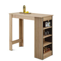 BARTISCH Schwarz, Eiche Artisan  - Schwarz/Eiche Artisan, MODERN, Holzwerkstoff (115/50/103cm) - MID.YOU