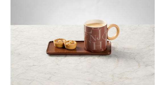 KAFFEEBECHER  350 ml   - Braun, LIFESTYLE, Keramik - Novel