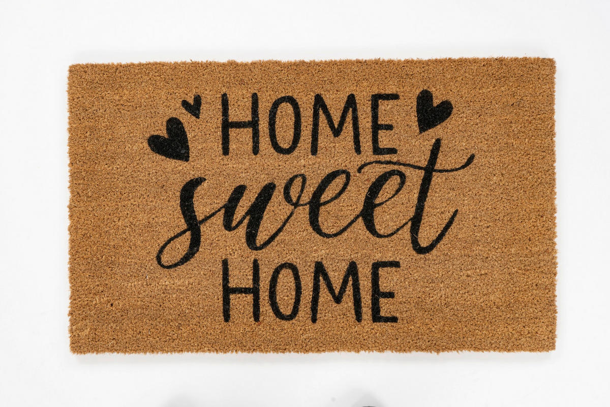 FUßMATTE 45/75 cm  - Hellbraun, Basics, Textil (45/75cm) - Kayoom