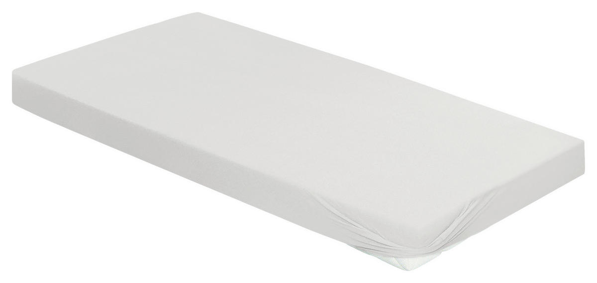 SPANNBETTTUCH Jersey  - Grau, KONVENTIONELL, Textil (100/200cm) - Irisette