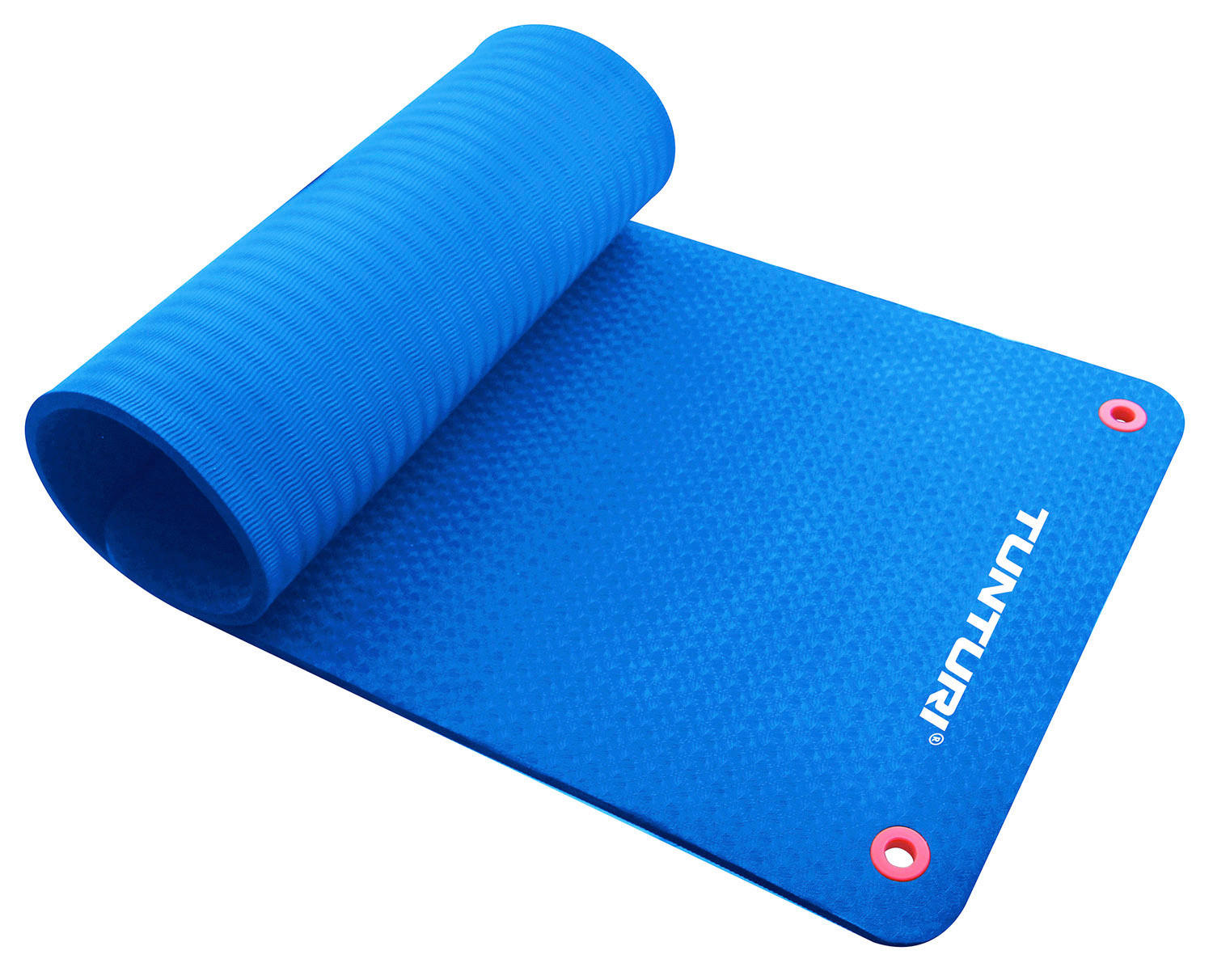FITNESSMATTE - Blau, KONVENTIONELL, Kunststoff (180/60/1,5cm)