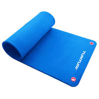 FITNESSMATTE - Blau, KONVENTIONELL, Kunststoff (140/60/1,5cm)