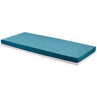 Taschenfederkernmatratze 90/200 cm, Höhe ca.: 17,5 cm, H2 = mittel, 7-Zonen - Türkis/Weiß, Textil (90/200cm) - Primatex