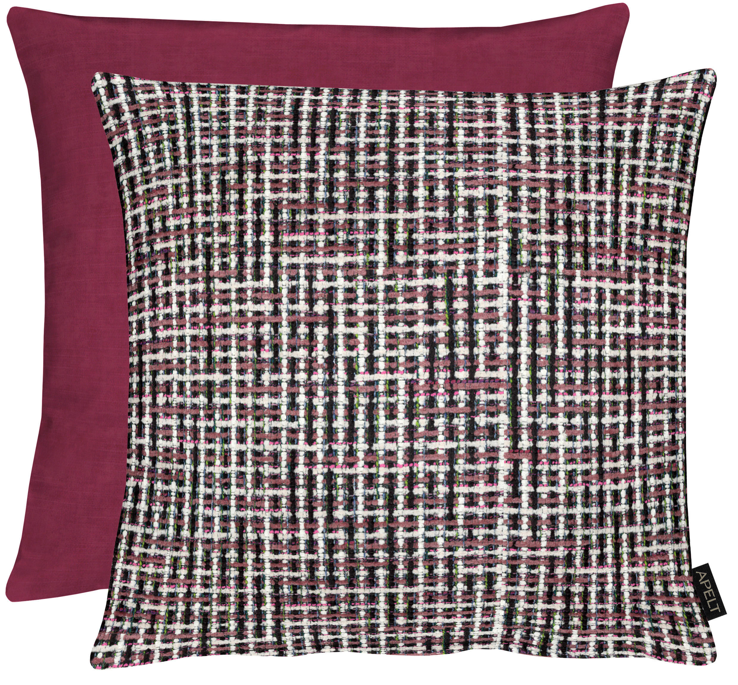 KISSENHÜLLE 46/46 cm  - Bordeaux, Basics, Textil (46/46cm) - Dieter Knoll