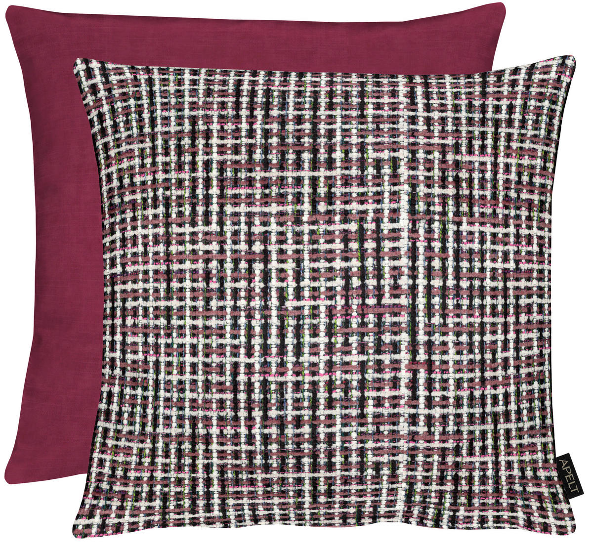 KISSENHÜLLE 46/46 cm  - Bordeaux, Basics, Textil (46/46cm) - Dieter Knoll