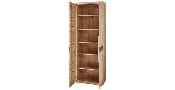 GARDEROBE Eichefarben - Eichefarben, Basics, Glas/Holz (246/202/39cm) - Linea Natura