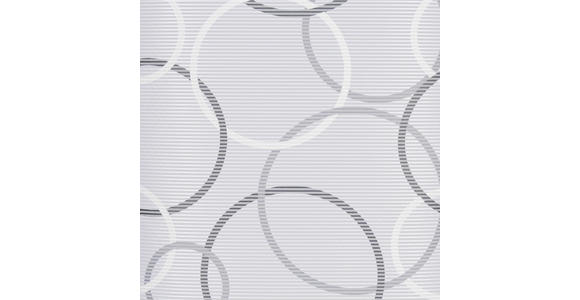 FLÄCHENVORHANG in Grau, Weiß halbtransparent  - Weiß/Grau, Design, Textil (60/255cm) - Novel