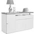 KOMMODE 170/92/43 cm - Eichefarben/Weiß, Design, Holz/Holzwerkstoff (170/92/43cm) - Novel KOMMODE 170/92/43 cm - Eichefarben/Weiß, Design, Holz/Holzwerkstoff (170/92/43cm) - Novel