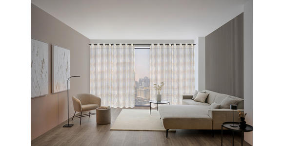 ÖSENSCHAL MELLOW transparent 140/245 cm   - Creme, Design, Textil (140/245cm) - Dieter Knoll