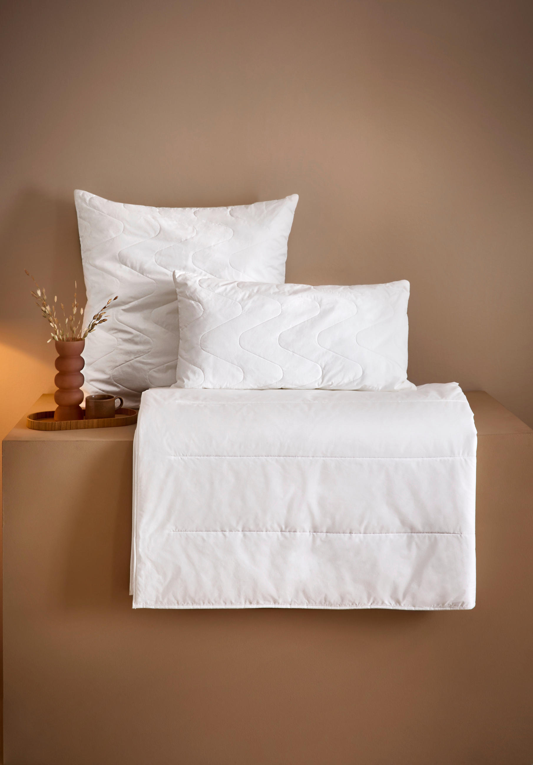 Thumbnail - Centa-Star Ganzjahresdecke Pure Breeze, Weiß, Textil, 200x200 cm, Made in Germany, Oeko-Tex® Standard 100, Schlaftextili...