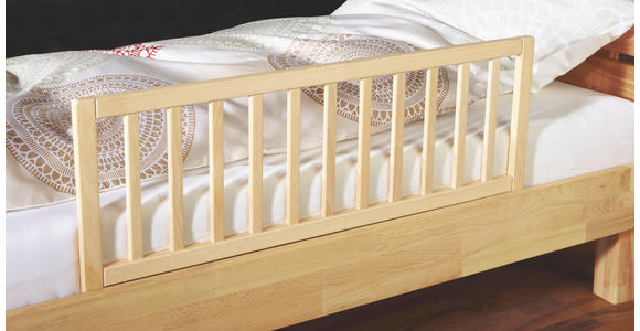 BETTSCHUTZGITTER 102/42 cm - Naturfarben, Basics, Holz (102/42cm) - My Baby Lou