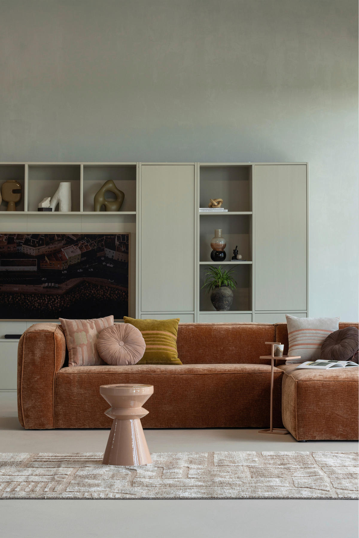 TEPPICH 170/240 cm LOVI Taupe rechteckig  - Taupe, Basics, Textil (170/240cm)