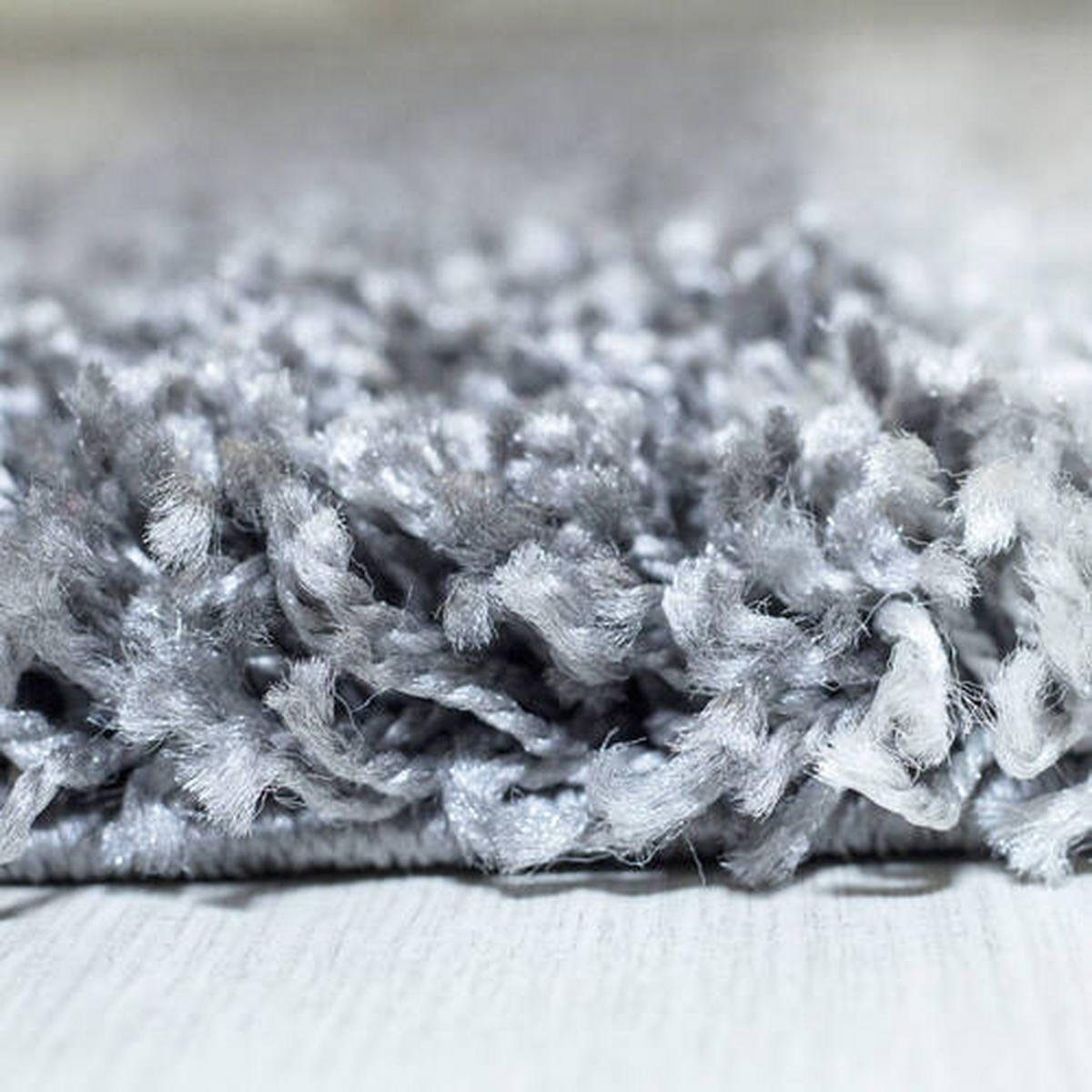 HOCHFLORTEPPICH 80/80 cm Gala Grau  - Grau, Design, Textil (80/80cm) - Novel