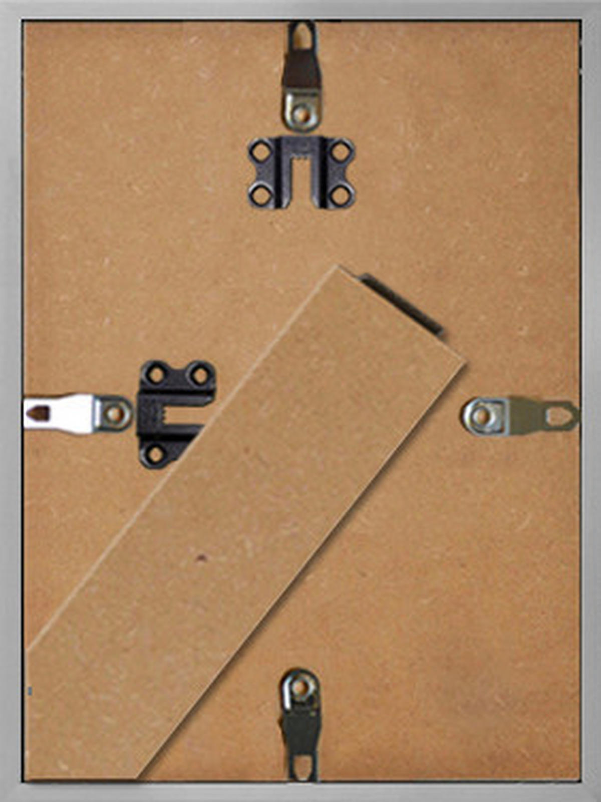 BILDERRAHMEN - Silberfarben, Basics, Papier/Holzwerkstoff (15/20/1,8cm)