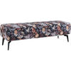 BETTBANK 157/47/53 cm   - Multicolor/Schwarz, Konventionell, Textil/Metall (157/47/53cm) - Beldomo - Sleep