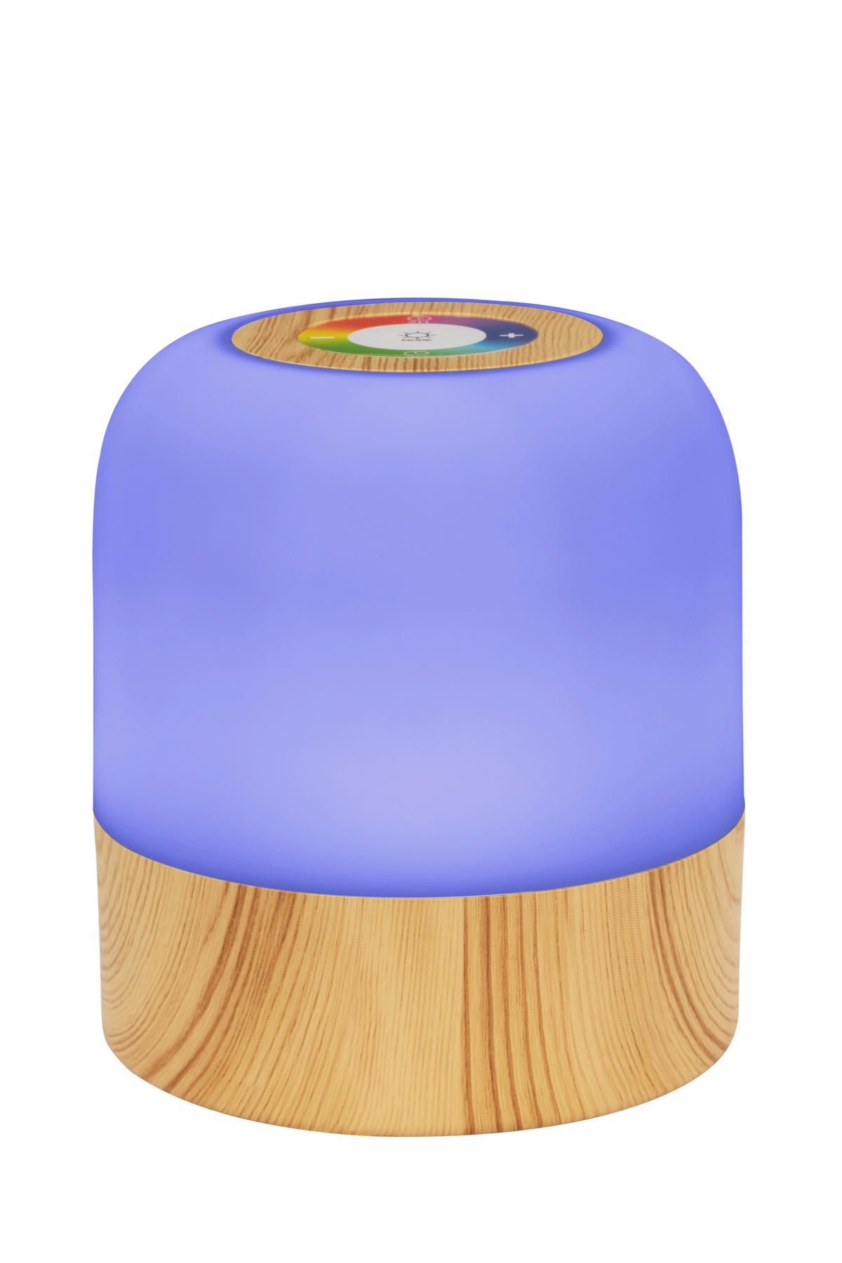 AKKU-TISCHLEUCHTE 7/8 cm   - Eschefarben/Weiß, LIFESTYLE, Kunststoff (7/8cm) - Novel