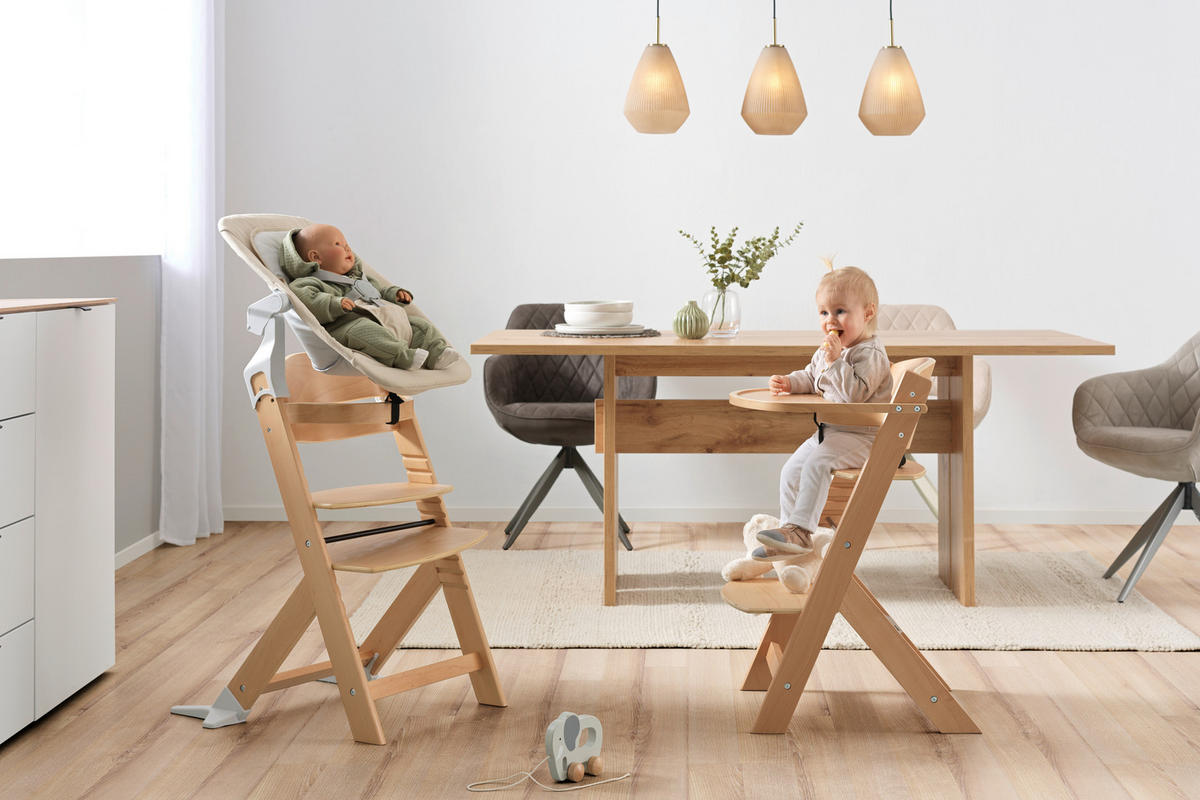 HOCHSTUHL LUNCH Naturfarben  - Naturfarben, LIFESTYLE, Holz (45/50,5/78,5cm) - My Baby Lou