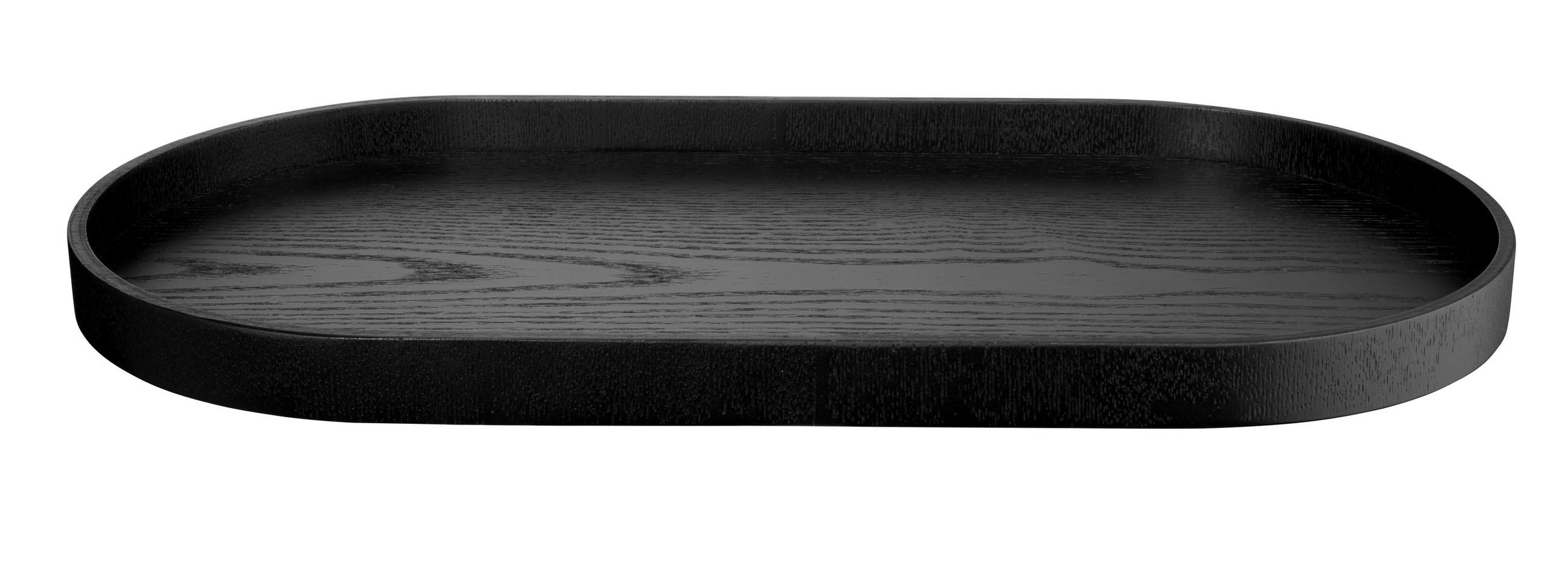 POSLUŽAVNIK 44/22,5/2,4 cm Wood black - crna, Basics, drvo (44/22,5/2,4cm) - ASA