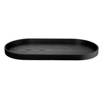 POSLUŽAVNIK   44/22,5/2,4 cm          Wood black  - crna, Basics, drvo (44/22,5/2,4cm) - ASA