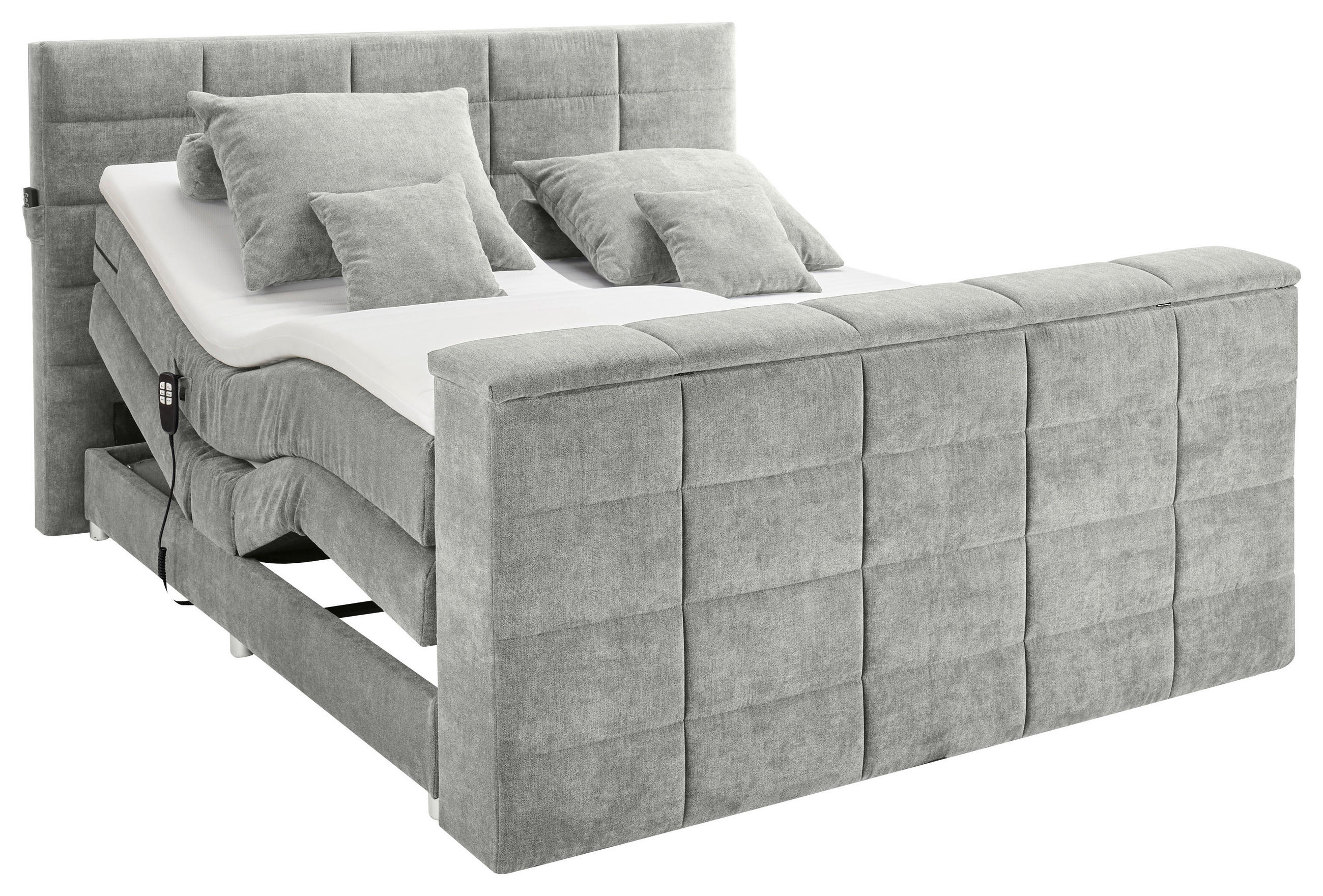 Carryhome Boxspringbett Schlamm 180x200 cm