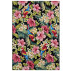 OUTDOORTEPPICH 80/165 cm Flair Multicolor, Schwarz  - Multicolor/Schwarz, Design, Kunststoff (80/165cm)
