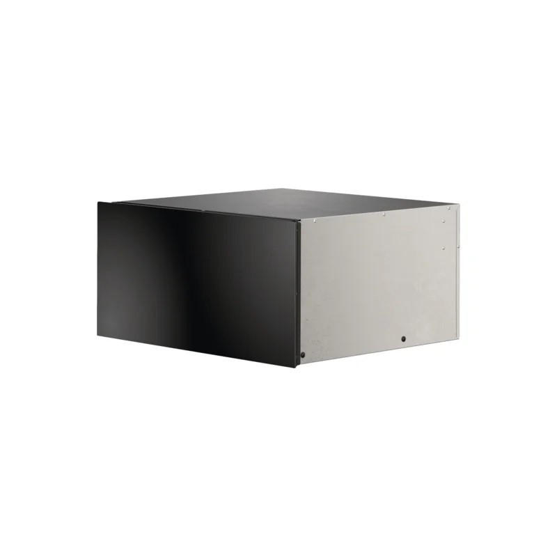 WÄRMESCHUBLADE MS290  - Schwarz, MODERN, Glas/Metall (55,9/29/53,7cm) - Bora