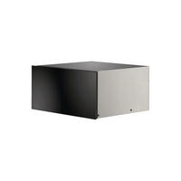 WÄRMESCHUBLADE MS290  - Schwarz, MODERN, Glas/Metall (55,9/29/53,7cm) - Bora