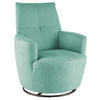 SESSEL Webstoff Türkis    - Türkis/Schwarz, Design, Textil/Metall (80/96/88cm) - SetOne by Musterring