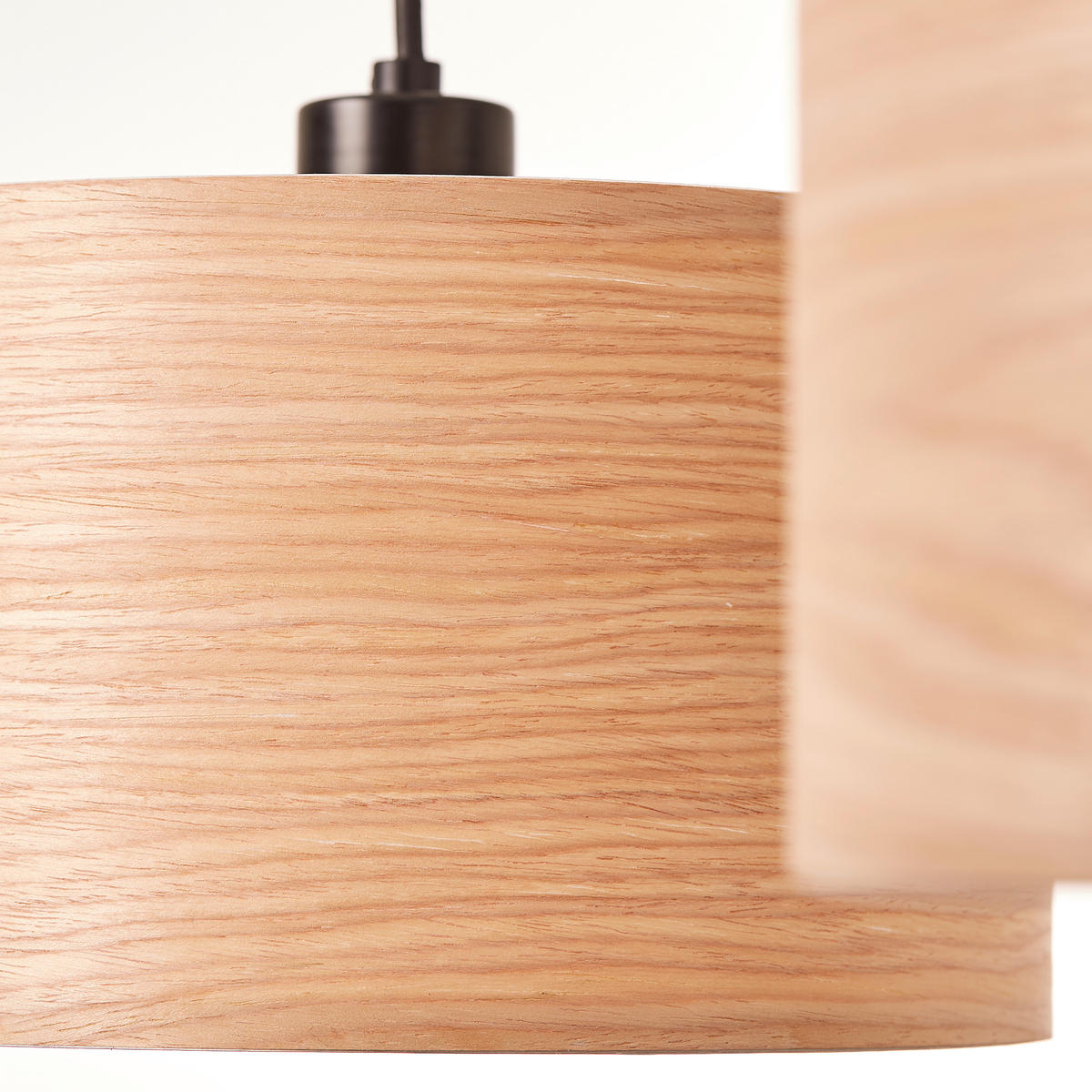 HÄNGELEUCHTE 110/25/120 cm    - Schwarz/Kieferfarben, Basics, Holz/Metall (110/25/120cm) - Brilliant