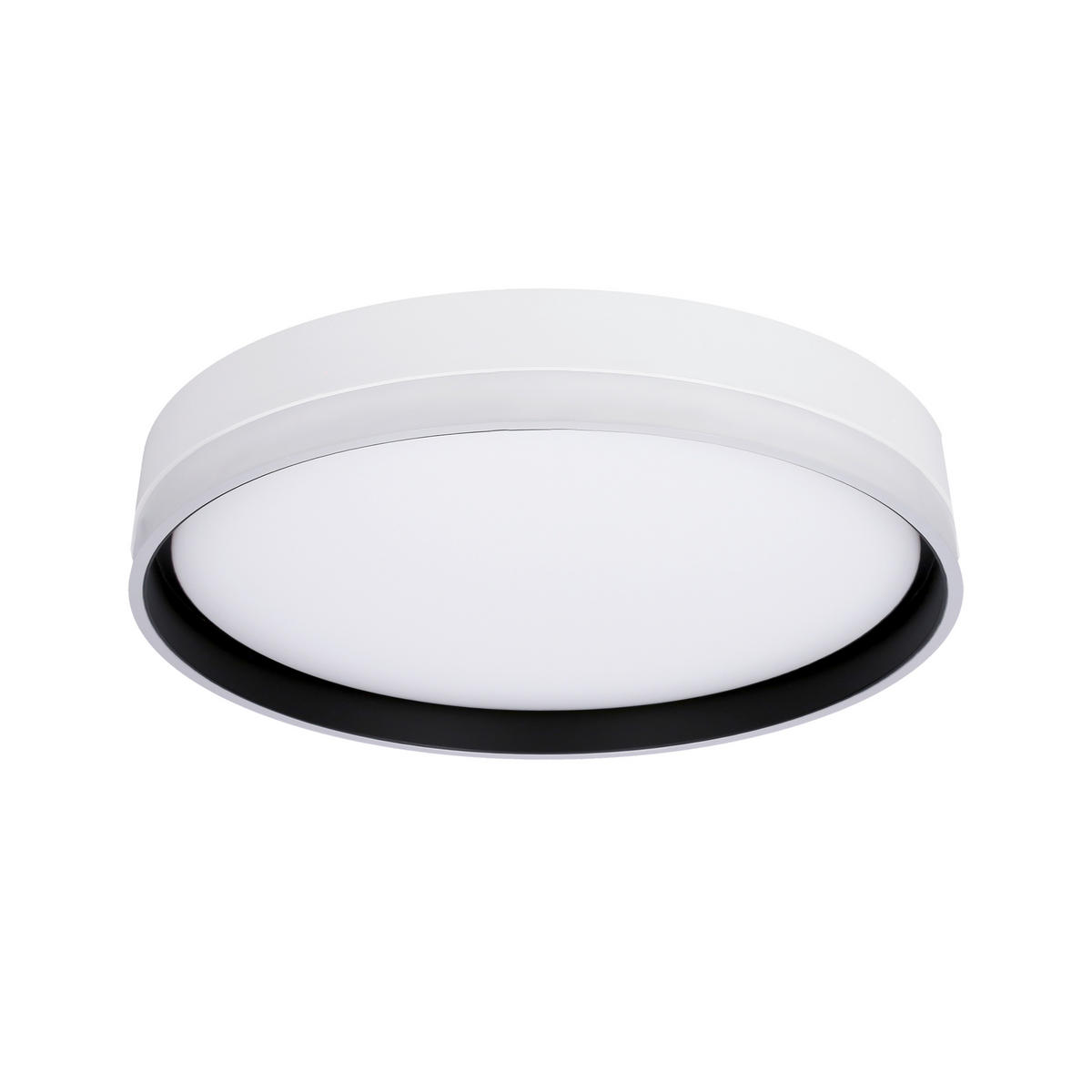 LED-TAKLAMPA Florida 40/40/7.5 cm  - vit/svart, Klassisk, metall/plast (40/40/7.5cm)