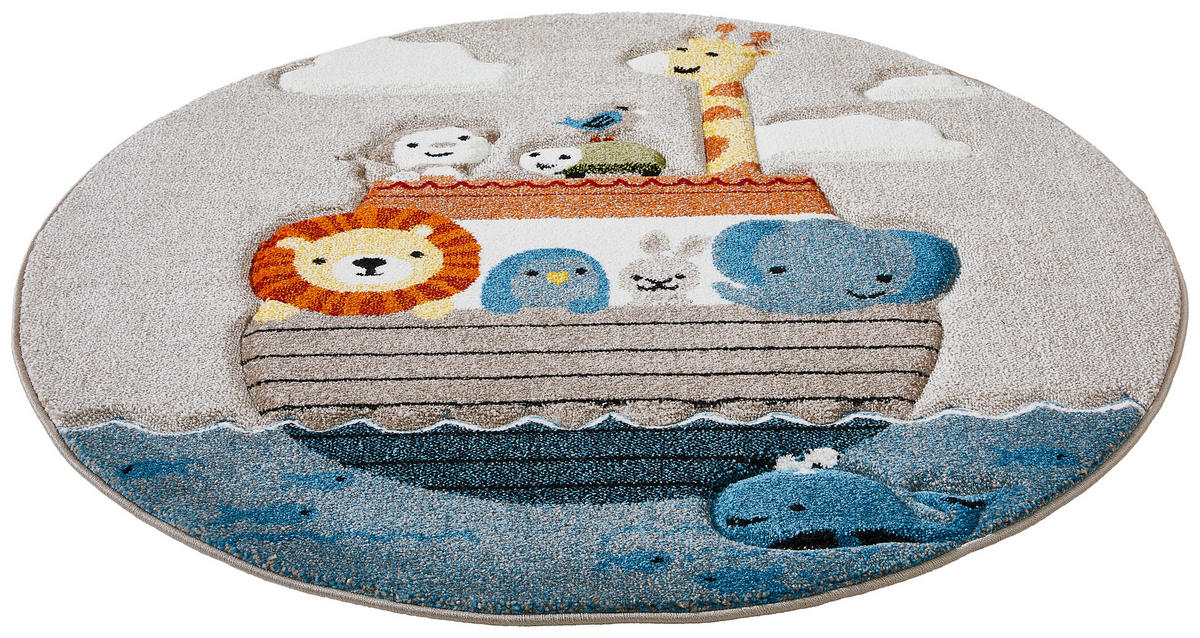 KINDERTEPPICH 120 cm Arche Noah  - Multicolor, Trend, Textil (120cm) - Ben'n'jen