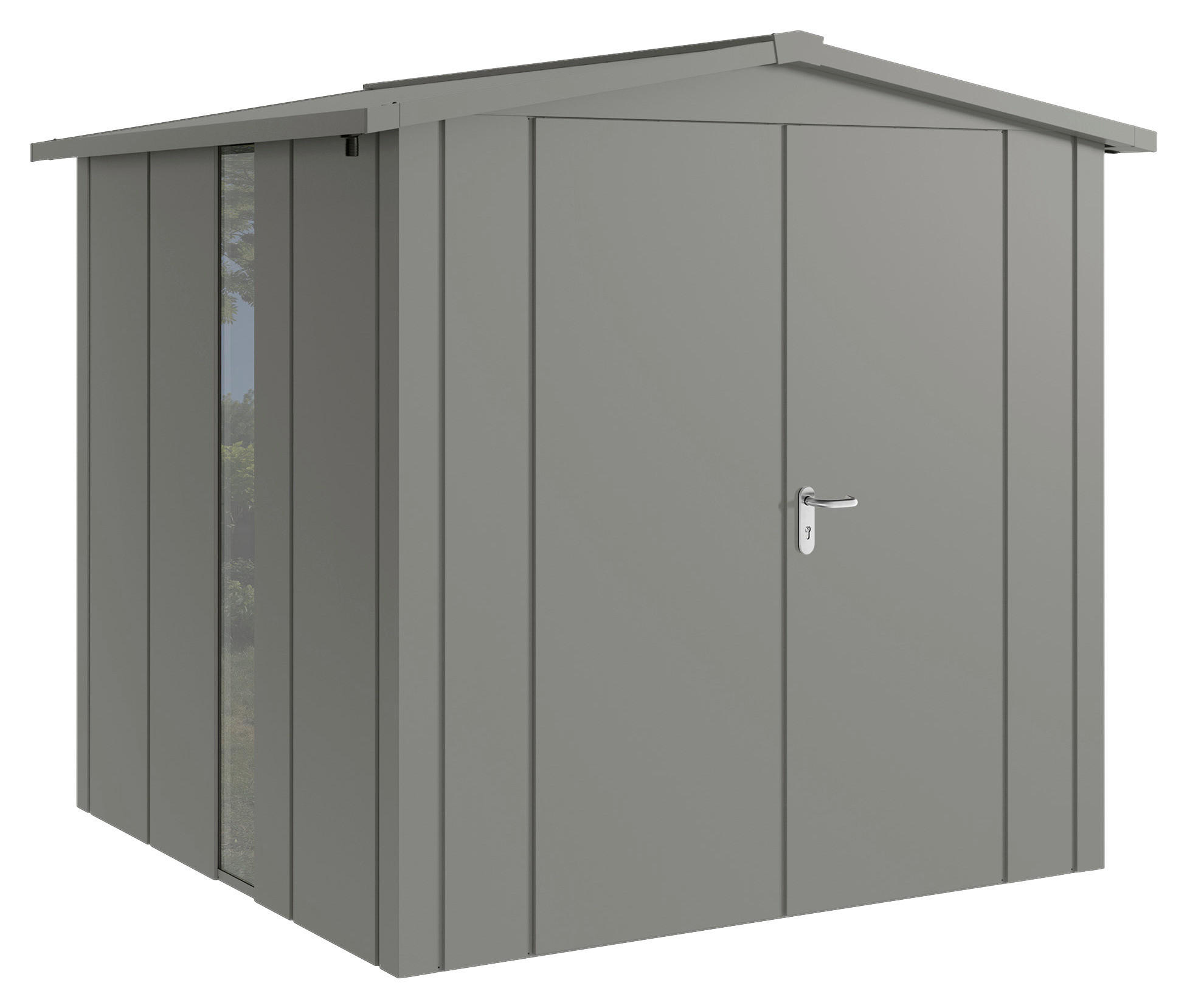 GERÄTEHAUS 237/223/229 cm  - Alufarben, Basics, Metall (237/223/229cm)