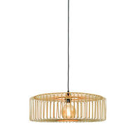 HÄNGLAMPA GOOD&MOJO  60/20 cm  - naturfärgad, Trend, trä (60/20cm) - Good & Mojo