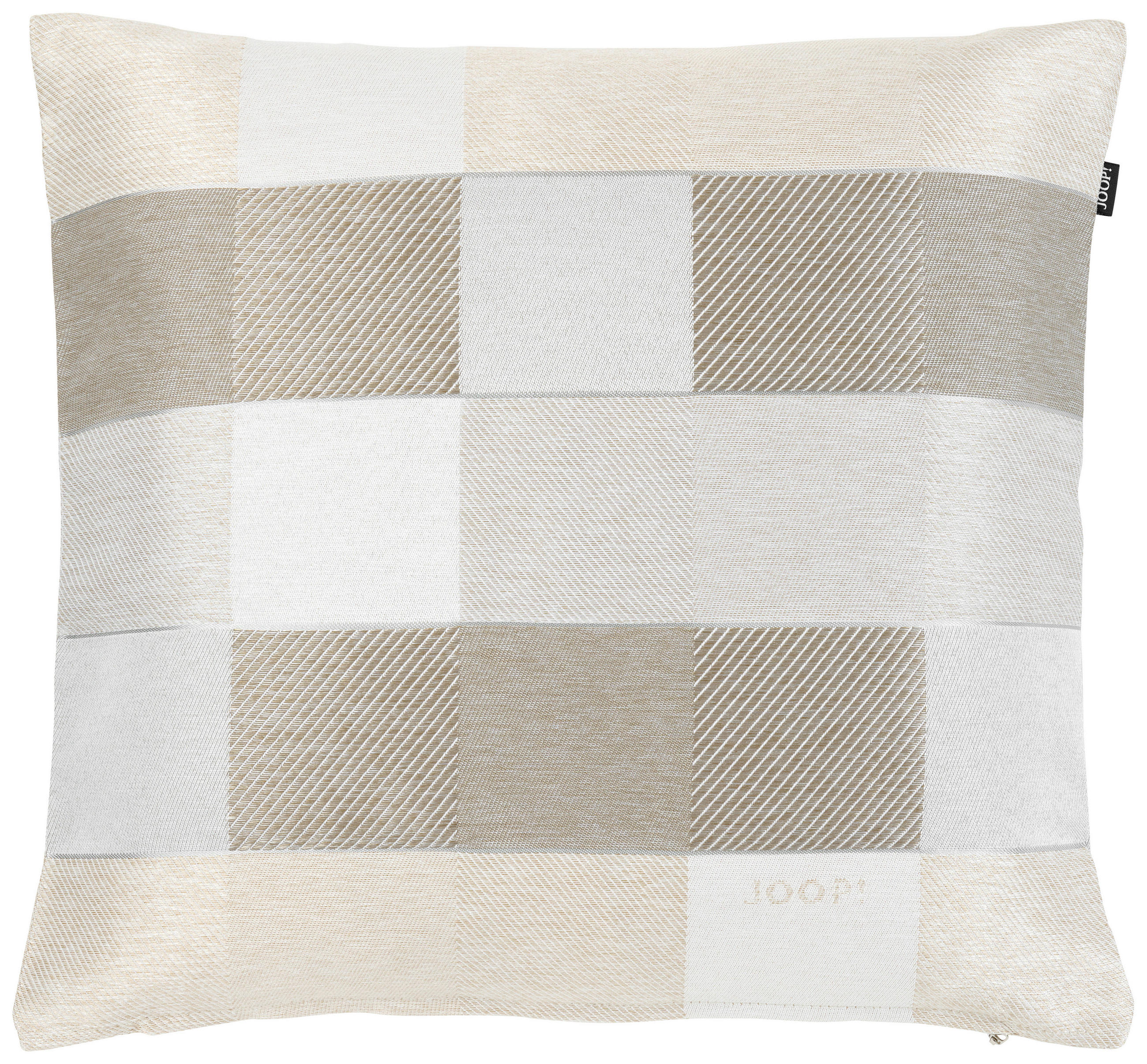 POTAH NA POLŠTÁŘ  40/40 cm - krémová/mokka, Konvenční, textil (40/40cm) - Joop!