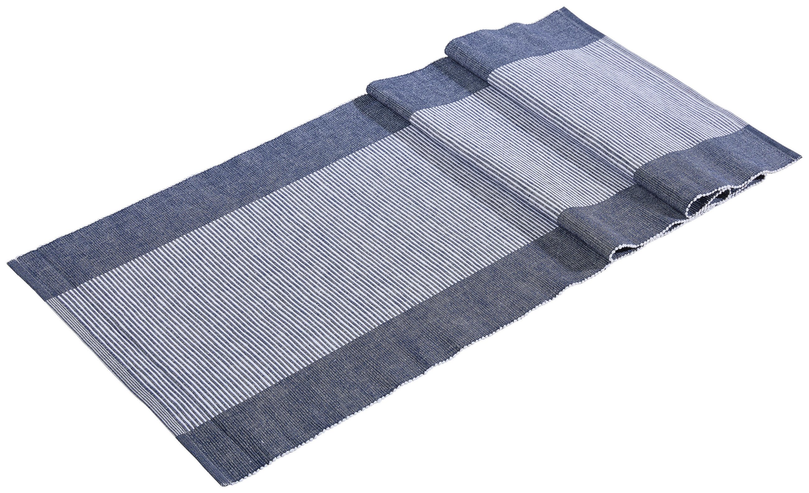 ÚZKY OBRUS, 40/140 cm, modrá - modrá, textil (40/140cm) - Esposa