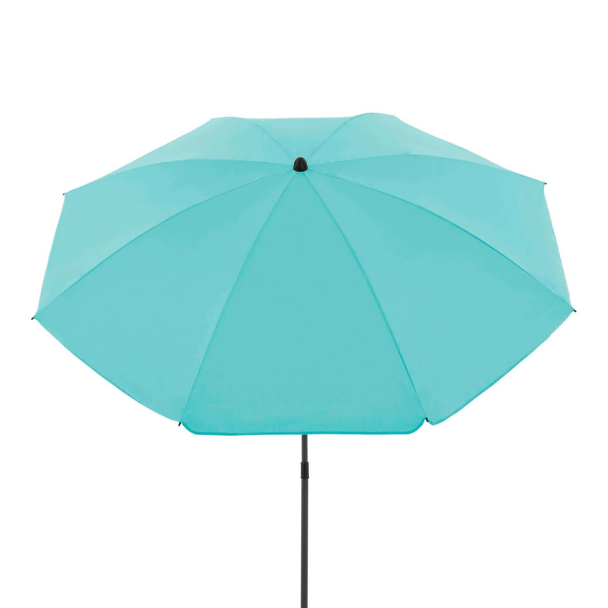 SONNENSCHIRM 160 cm Hellblau  - Anthrazit/Hellblau, Design, Textil/Metall (160/160cm) - Doppler