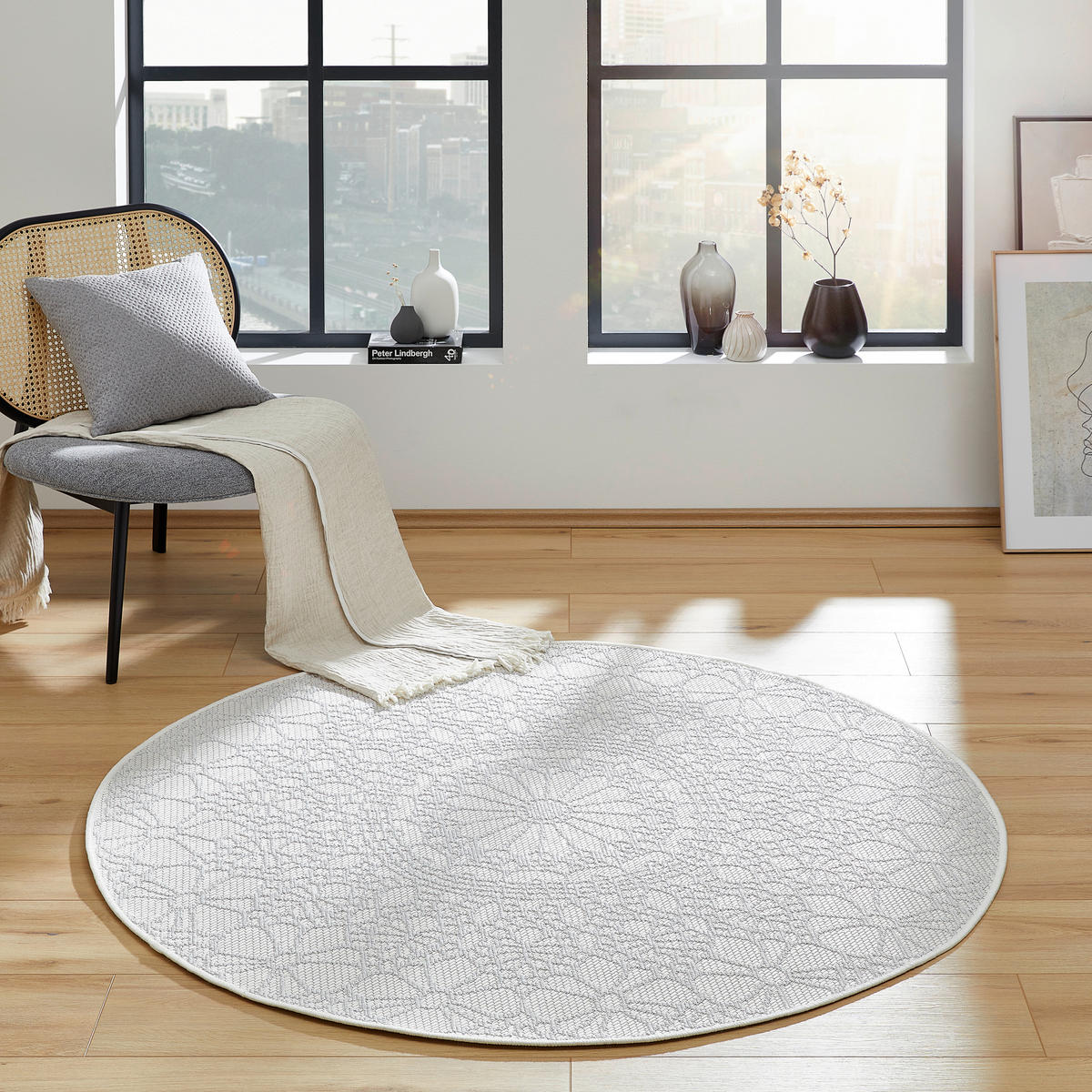 OUTDOORTEPPICH 200 cm Motala Grau  - Grau, Natur, Textil (200cm) - Novel