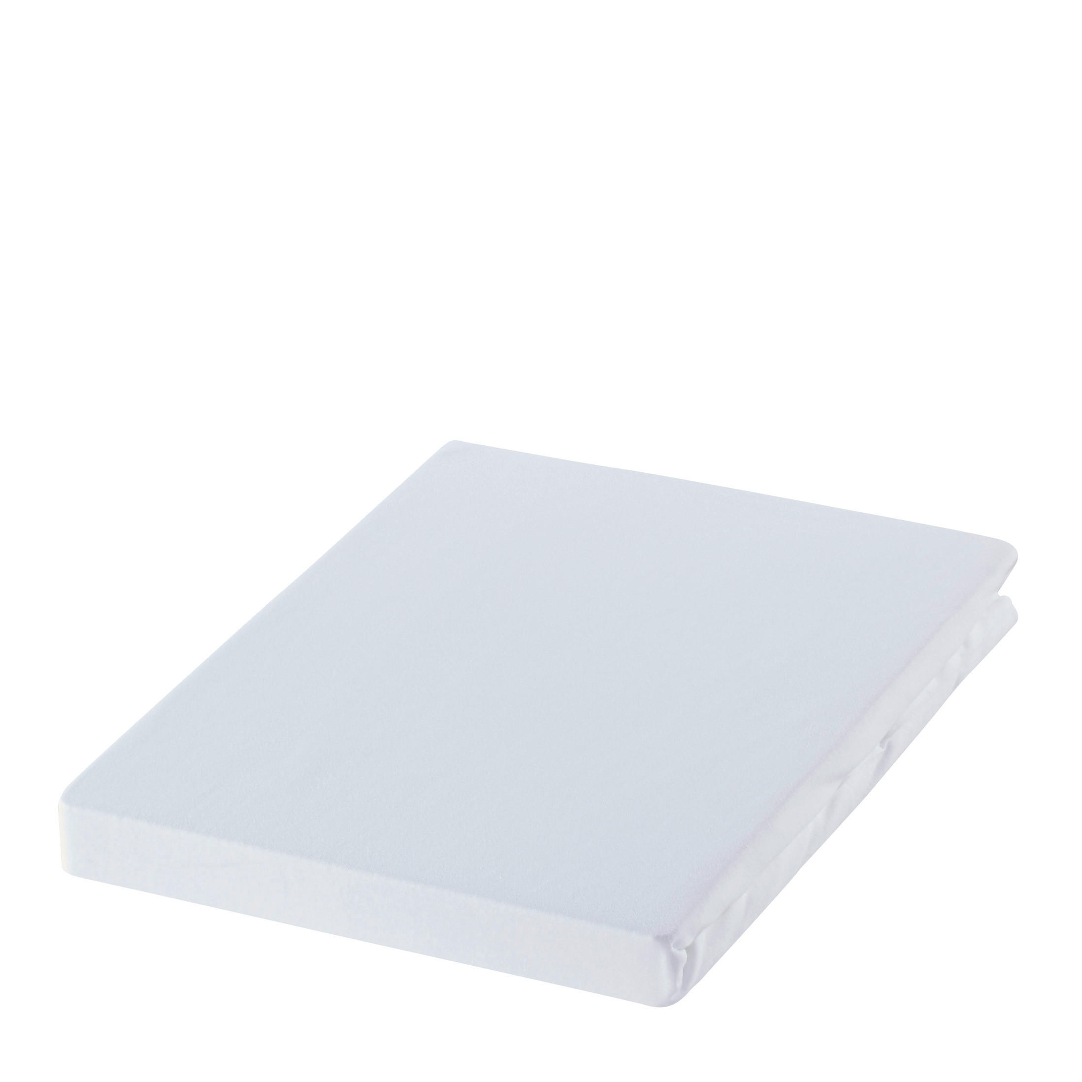 SPANNBETTTUCH Zwirn-Jersey  - Weiß, Basics, Textil (100/200cm) - Estella