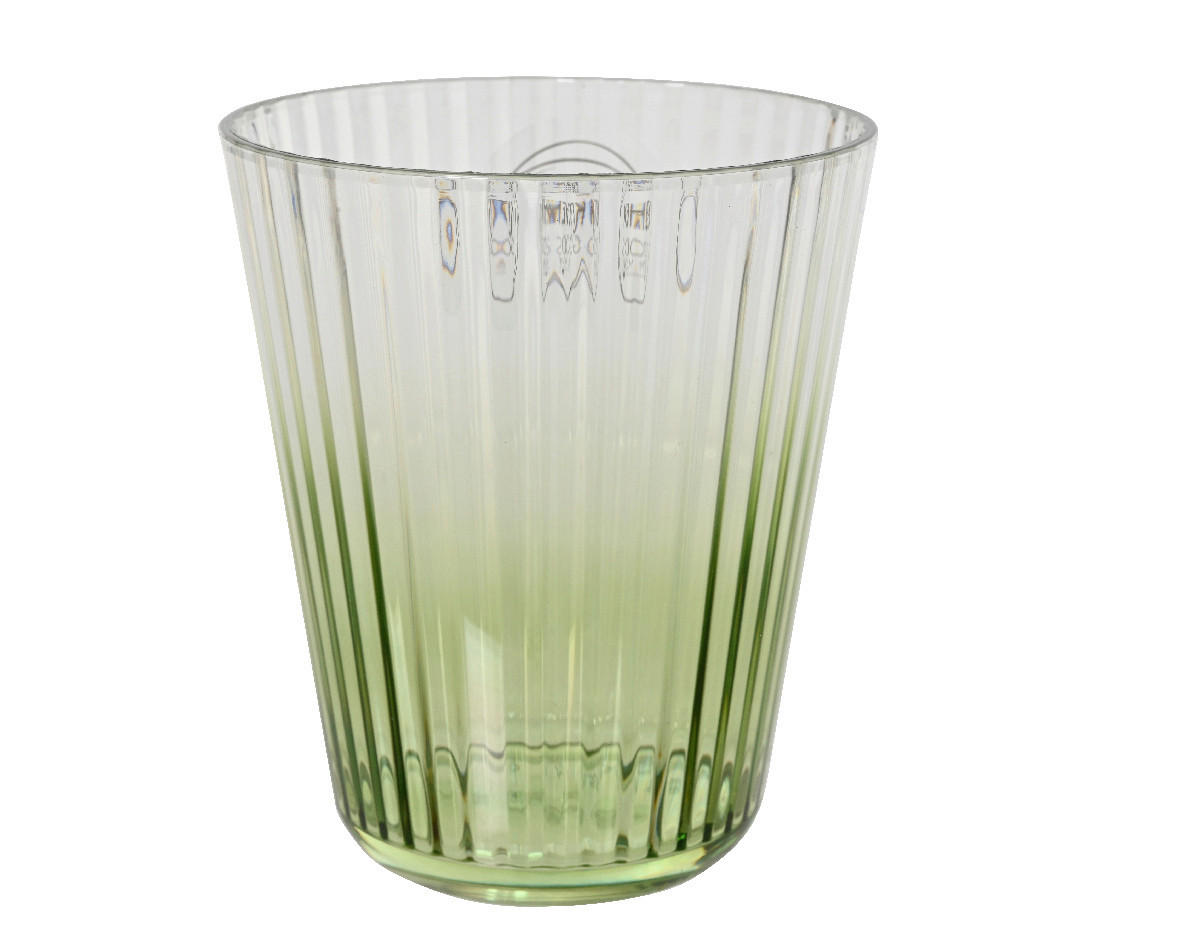BECHER    - Transparent/Grün, Basics, Kunststoff (8,5/10cm) - Ambia Home