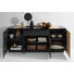 SIDEBOARD furniert lackiert Dunkelgrau, Eichefarben - Dunkelgrau/Eichefarben, Design, Holzwerkstoff (210/86/47cm) - Ambiente SIDEBOARD furniert lackiert Dunkelgrau, Eichefarben - Dunkelgrau/Eichefarben, Design, Holzwerkstoff (210/86/47cm) - Ambiente