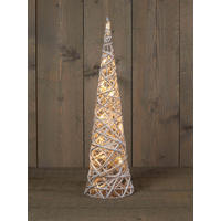 LED-DEKOLEUCHTE   - Weiß, Basics, Textil (60cm) - X-Mas