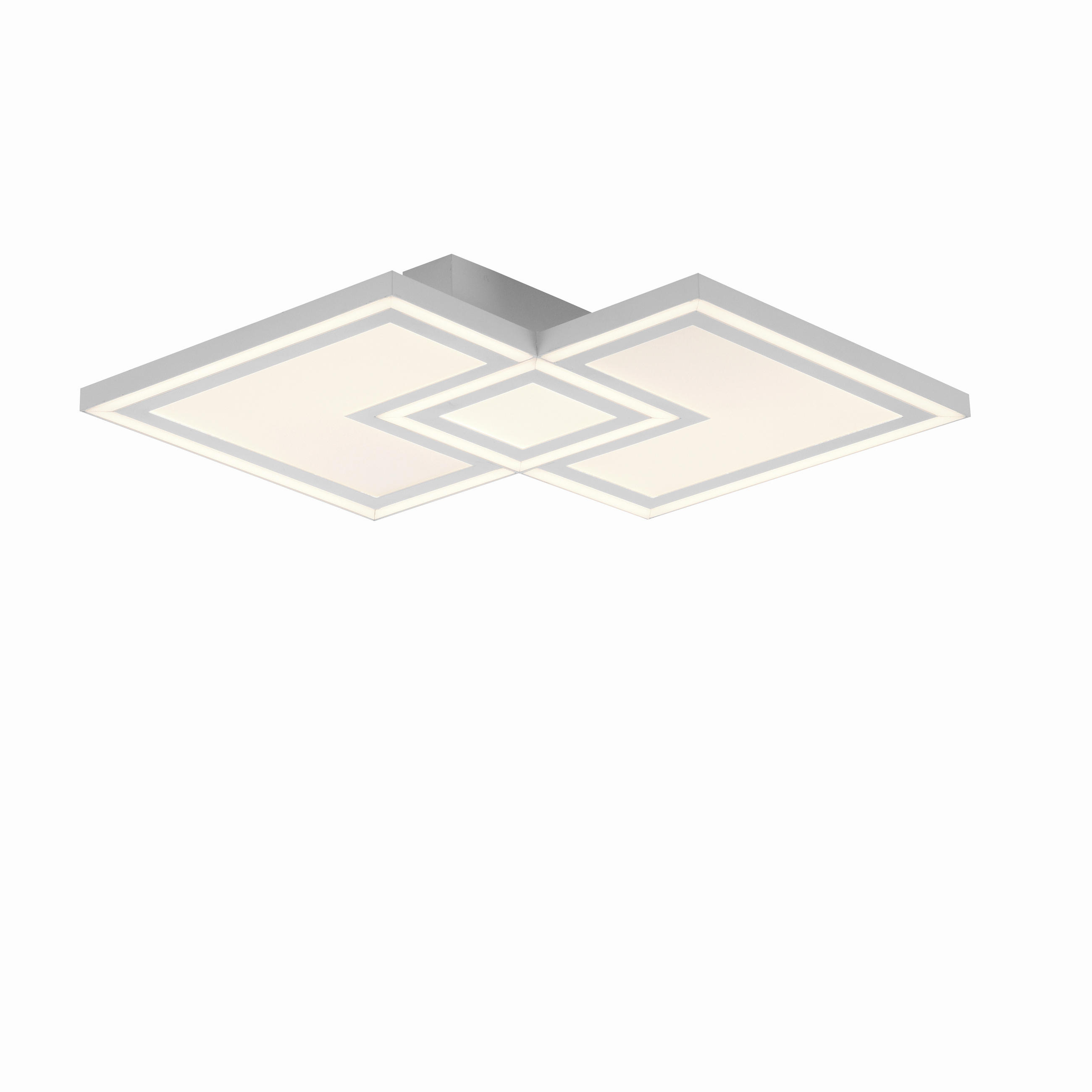 STROPNA LED-SVETILKA   40 W/1300 lm/3000 K/230 V/ - Design, kovina/umetna masa (40/40/6cm)