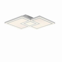 LED PLAFONJERA - Dizajnerski, metal/plastika (40/40/6cm)