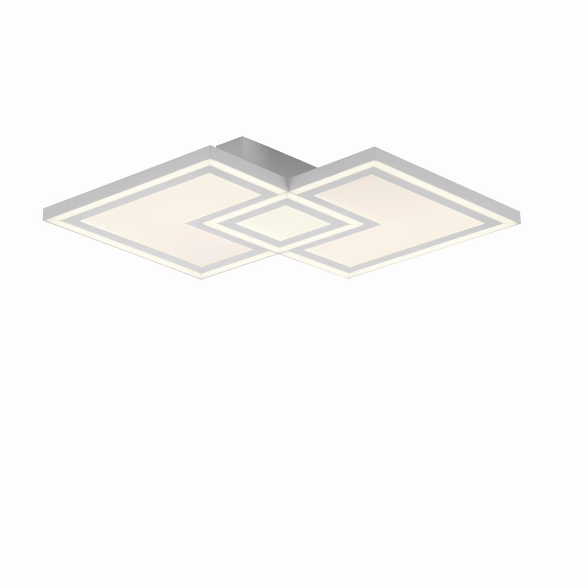 LED PLAFONJERA - Dizajnerski, metal/plastika (40/40/6cm)