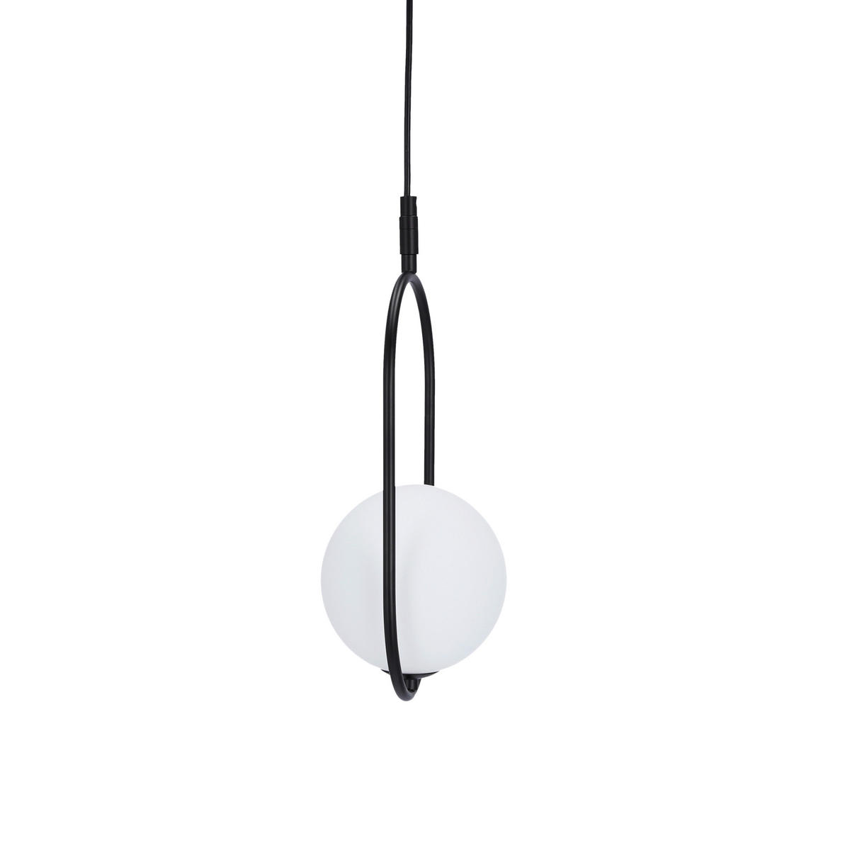 PENDELLAMPA Cordel 18.5/15/120 cm  - vit/svart, Design, metall (18.5/15/120cm)