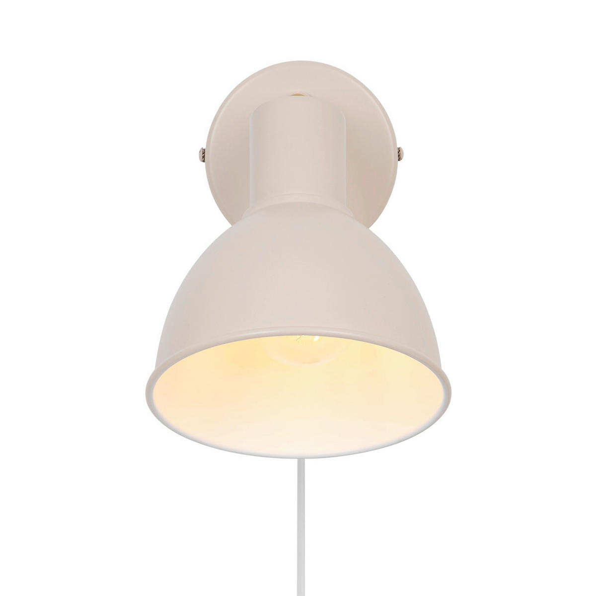 WANDLEUCHTE Pop 20/15.5/19 cm  - Beige, Design, Metall (20/15.5/19cm) - Nordlux