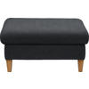 HOCKER Mikrofaser Anthrazit  - Anthrazit, KONVENTIONELL, Holz/Textil (95/49/65cm) - Cantus