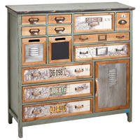 KOMMODE  in 104/98,8/32 cm  - Anthrazit/Multicolor, Trend, Holz/Keramik (104/98,8/32cm) - Landscape