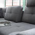 WOHNLANDSCHAFT Dunkelgrau, Graphitfarben Bettkasten, Schlaffunktion, Sitztiefenverstellung - Chromfarben/Dunkelgrau, Design, Textil/Metall (229/296cm) - Novel WOHNLANDSCHAFT Dunkelgrau, Graphitfarben Bettkasten, Schlaffunktion, Sitztiefenverstellung - Chromfarben/Dunkelgrau, Design, Textil/Metall (229/296cm) - Novel